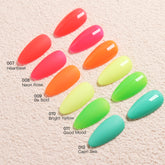 6 Colors Gel Polish Set - S02 Fluorescent Island